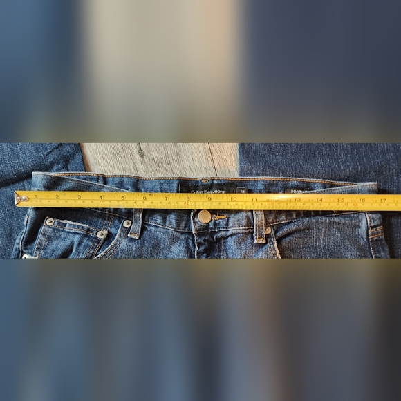 Calvin Klein jeans, dark, bootcut, regular fit distressed cuff & pockets - Picture 9 of 9